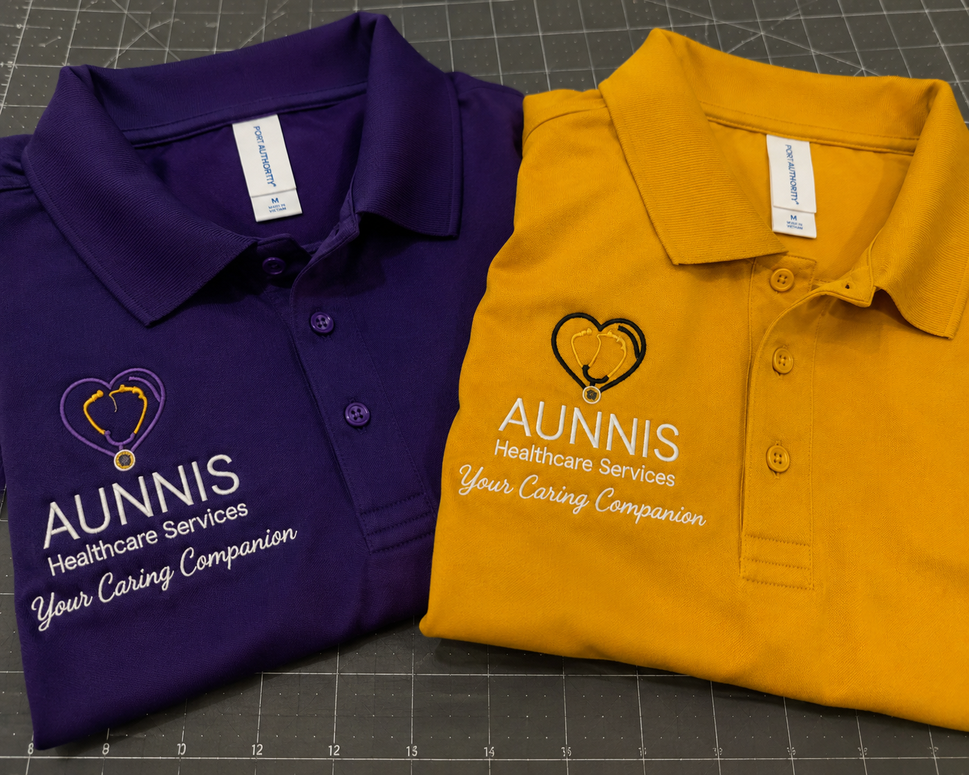 Business Logo Embroidered Polo Shirts